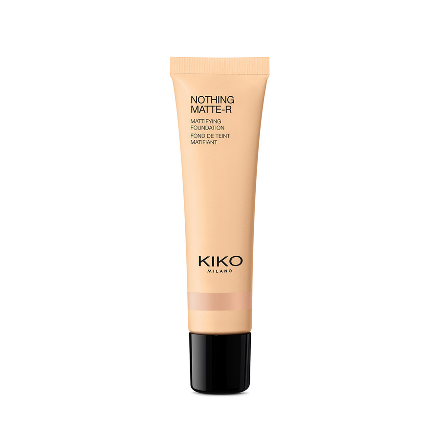 Тональная основа Kiko Milano Nothing matte-r mattifying foundation Нейтральный 1.5 27 мл