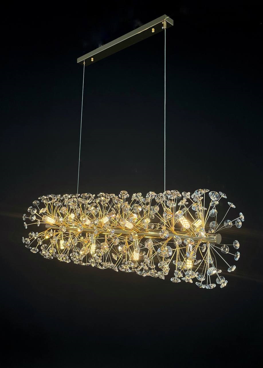 

Люстра Свет Luxury 1503-1000 GD L100W30H120 12хG9х9W, 1503-1000 GD