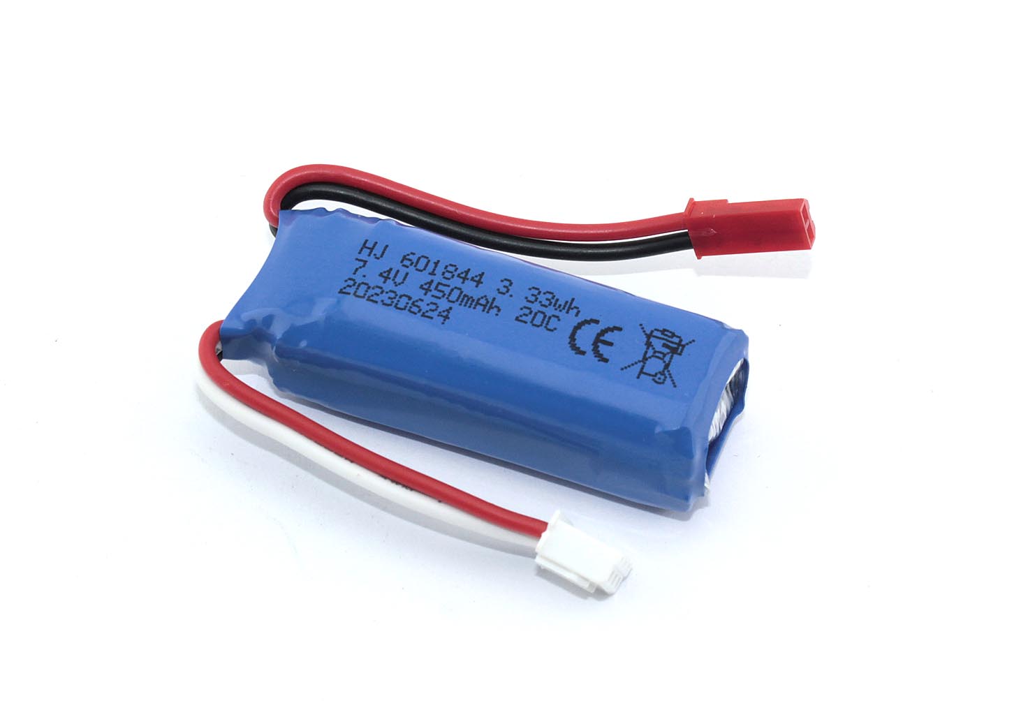 

Аккумулятор Li-Pol 7.4v 601844 450mah JST, 601844
