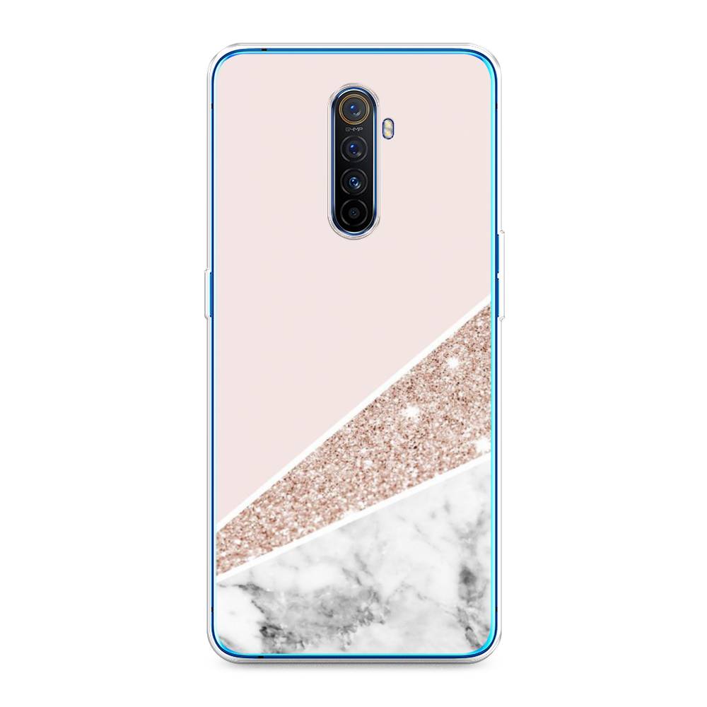 

Чехол на Realme X2 Pro "Блестящий розовый мрамор", 251750-3