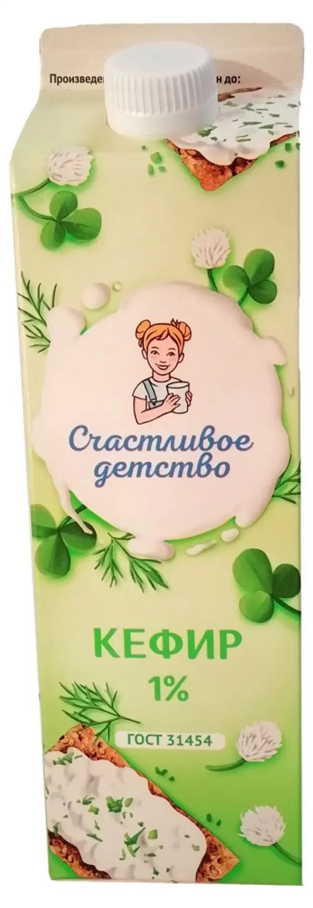 

Кефир Счастливое детство 1% БЗМЖ 900 мл