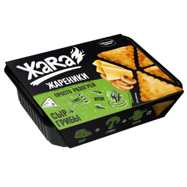 

Жареники Жаrа с сыром и грибами 300 г