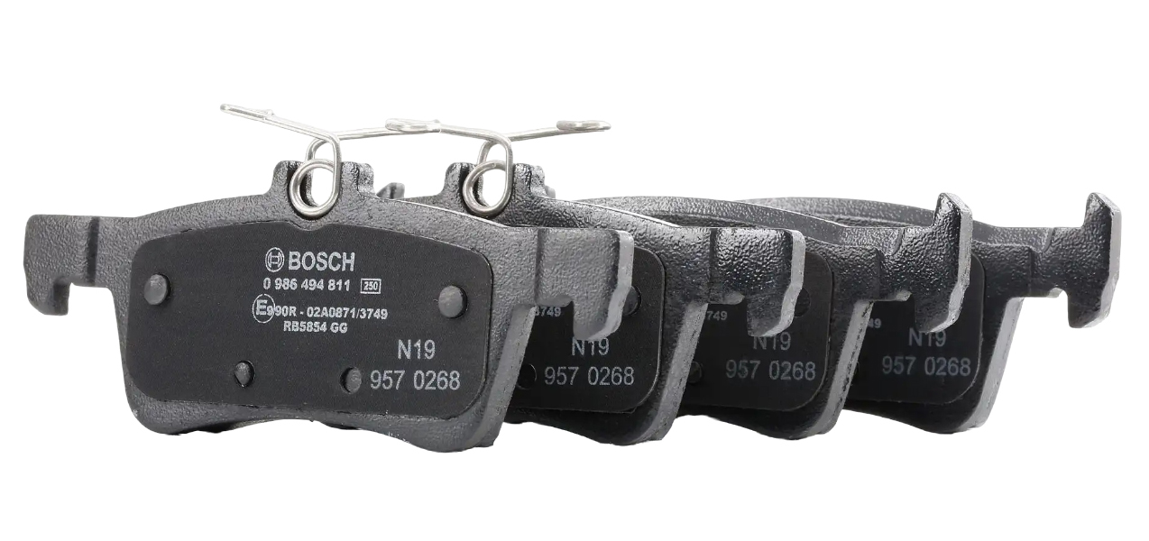 

BOSCH 0 986 494 811 Колодки тормозные PEUGEOT 308 14- задние диск D 268мм. () 1шт