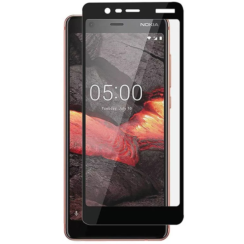 

Защитное стекло на Nokia 5.1 (2018), Silk Screen 2.5D, черный, X-CASE