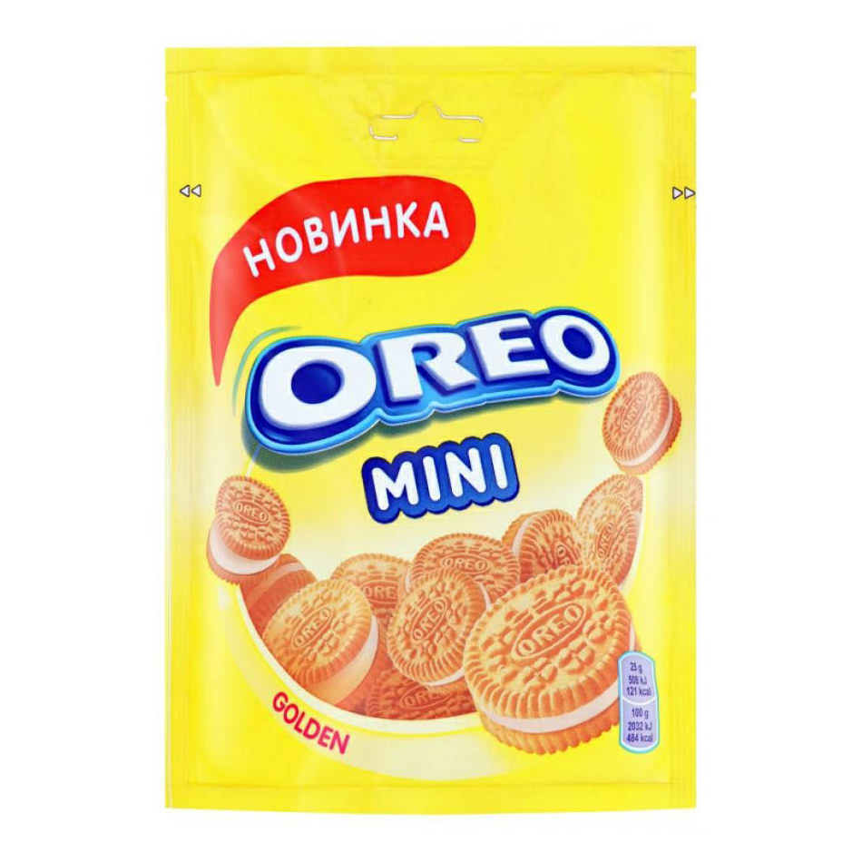 фото Печенье oreo mini golden с ванильным вкусом 100 г