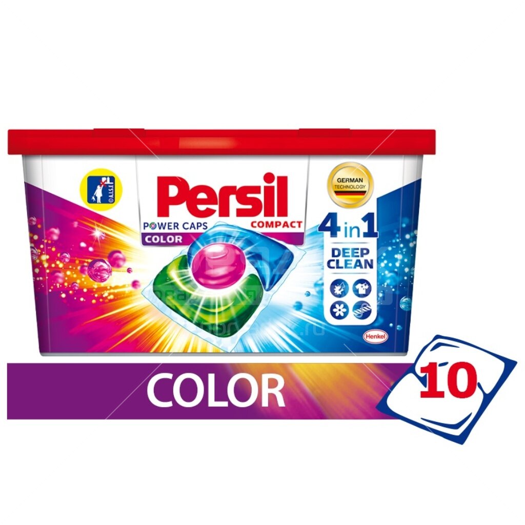 фото Капсулы persil power caps color 4 in 1 10 шт.