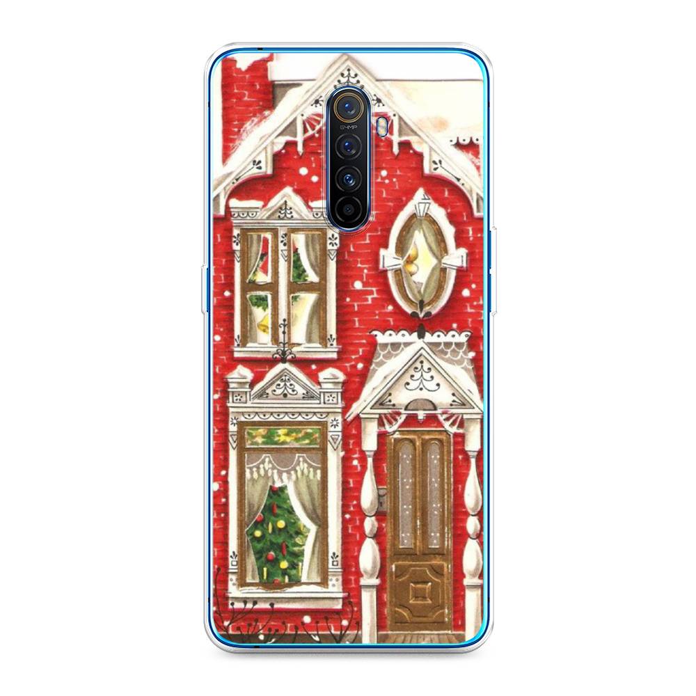 

Чехол на Realme X2 Pro "Пряничный домик", Белый;красный;зеленый, 251750-5