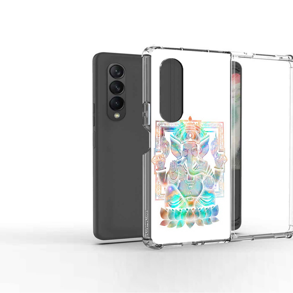 

Чехол MyPads Tocco для Samsung Galaxy Z Fold 3 умный слон, Прозрачный, Tocco