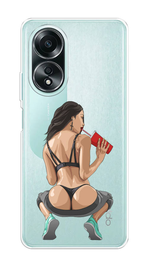 

Чехол на Oppo A58 4G "Сочные булочки", Бежевый;красный;черный, 2514950-1