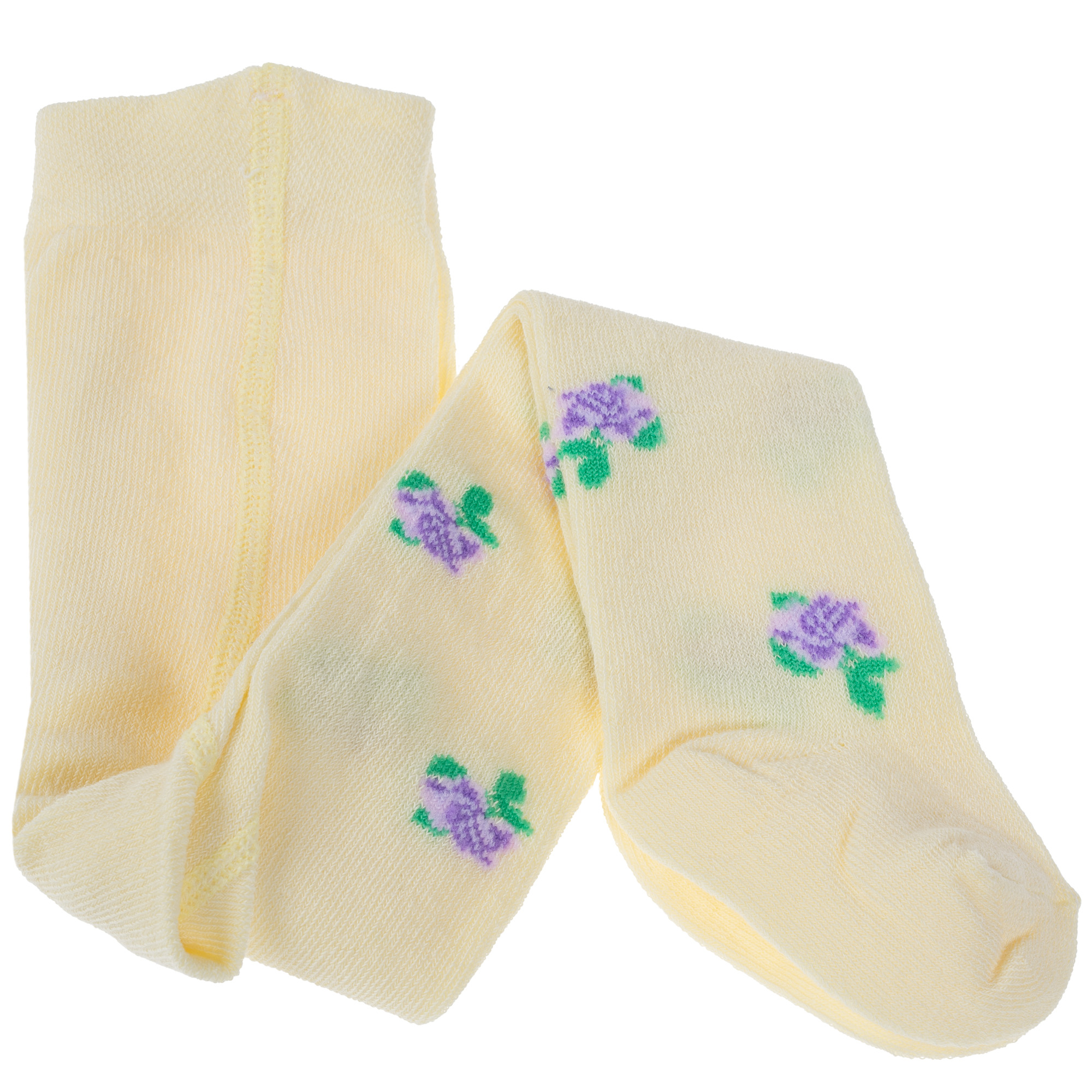 Колготки детские Борисоглебский трикотаж 7С930, желтый, 68-74