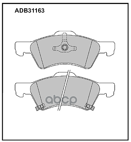 

Колодки Торм. Chrysler Dodge Town & Country 10.00 - 08.07, Caravan (Rg) 02.00 - 12.07, Chr