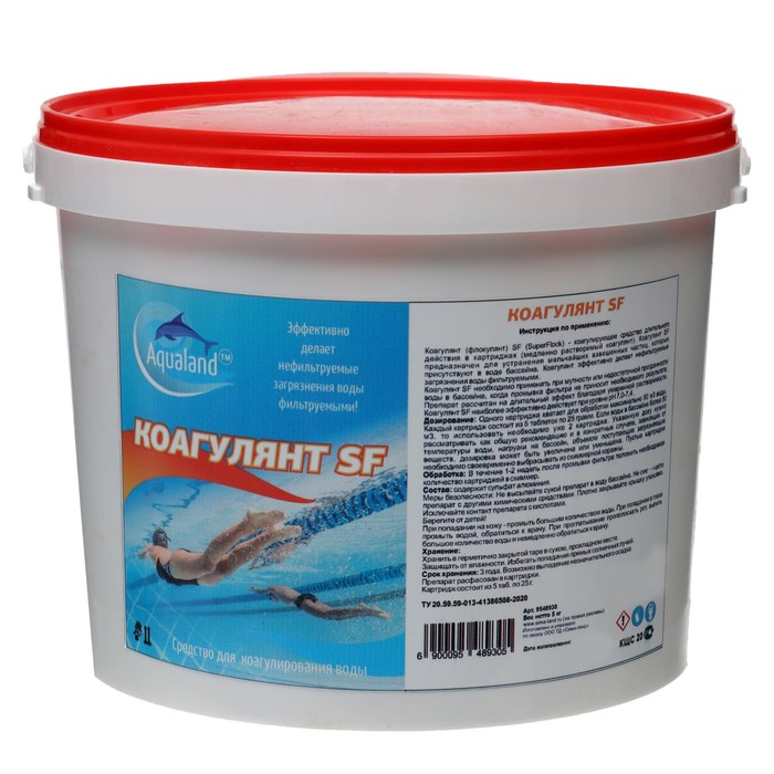 Aqualand Коагулянт Aqualand, порошок 5 кг
