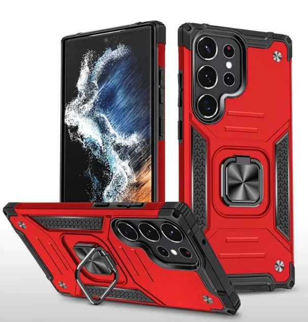 

Противоударный чехол для Samsung Galaxy S22 Ultra красный