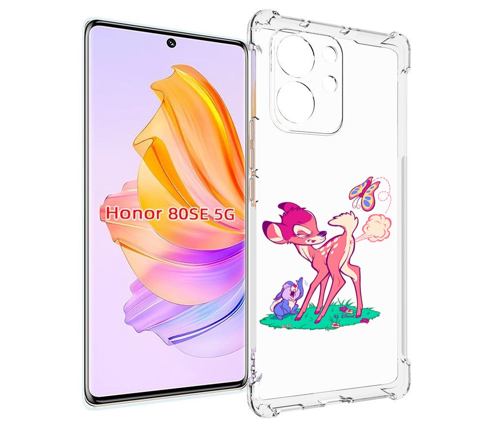 

Чехол MyPads смешной олененок для Honor 80 SE, Прозрачный, Tocco