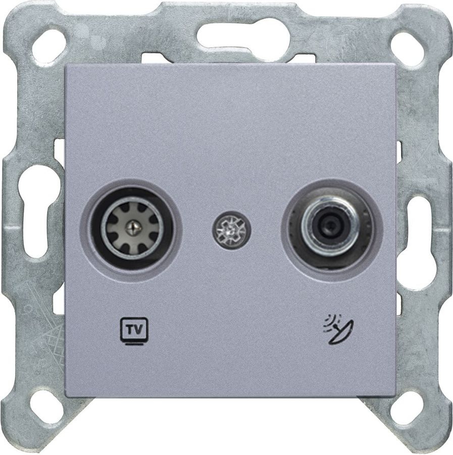 

Karre Plus Slim WKTT04602SL-RU TV-SAT оконечная Silver без рамки