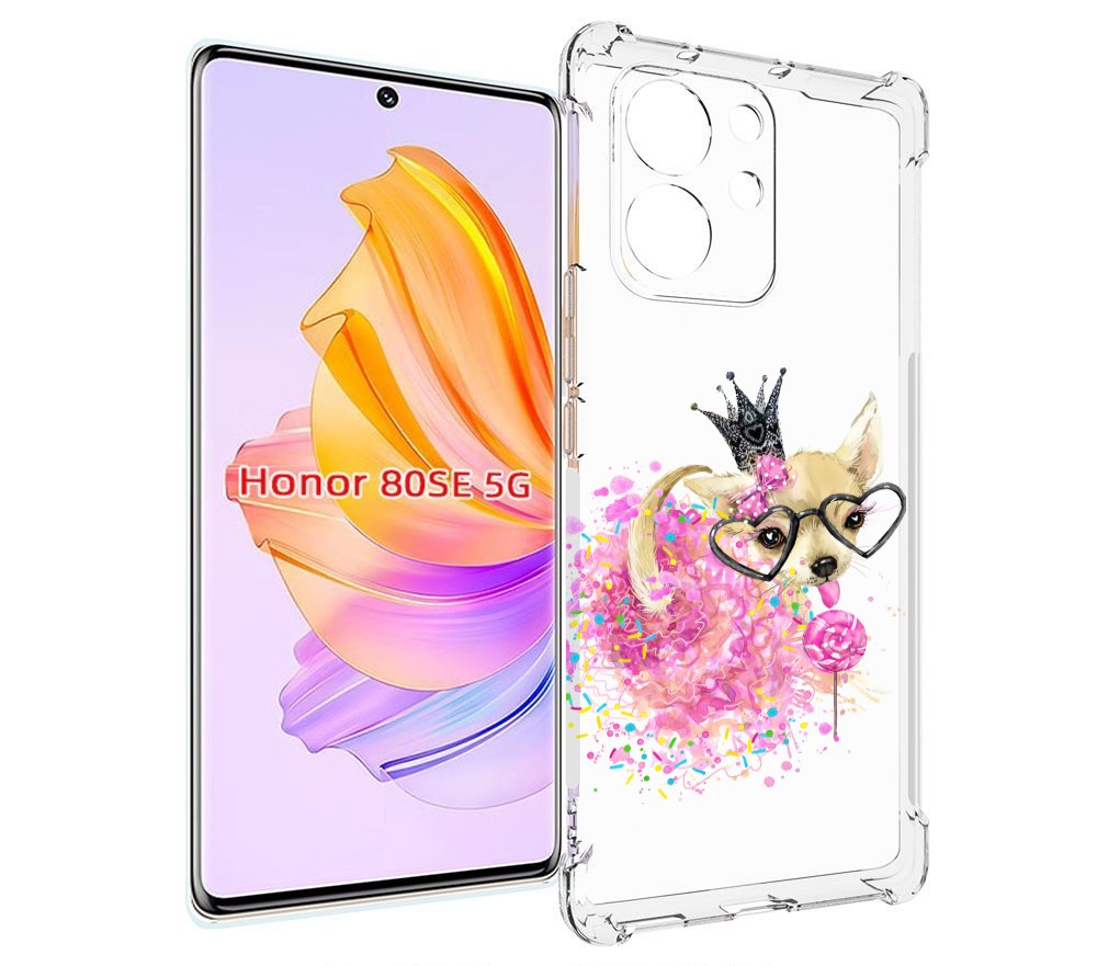 

Чехол MyPads сладкая принцесса для Honor 80 SE, Прозрачный, Tocco
