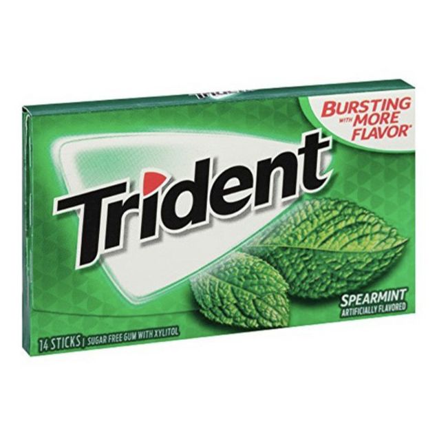 

Жевательная резинка Trident Spearmint 26,6 г