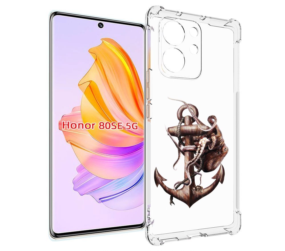 

Чехол MyPads ржавый якорь для Honor 80 SE, Прозрачный, Tocco