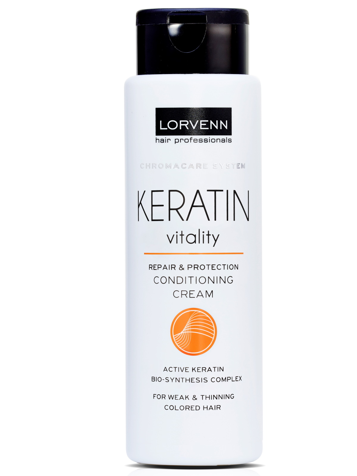 Купить Крем-кондиционер LORVENN HAIR PROFESSIONALS, для восстановления волос с кератином 300 мл