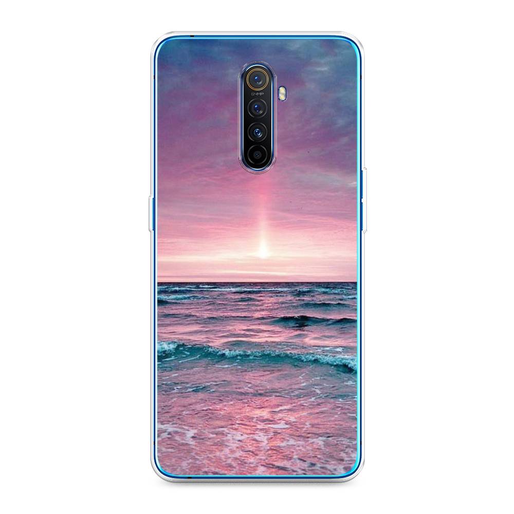 

Чехол на Realme X2 Pro "Восход 3", Розовый;голубой, 251750-2