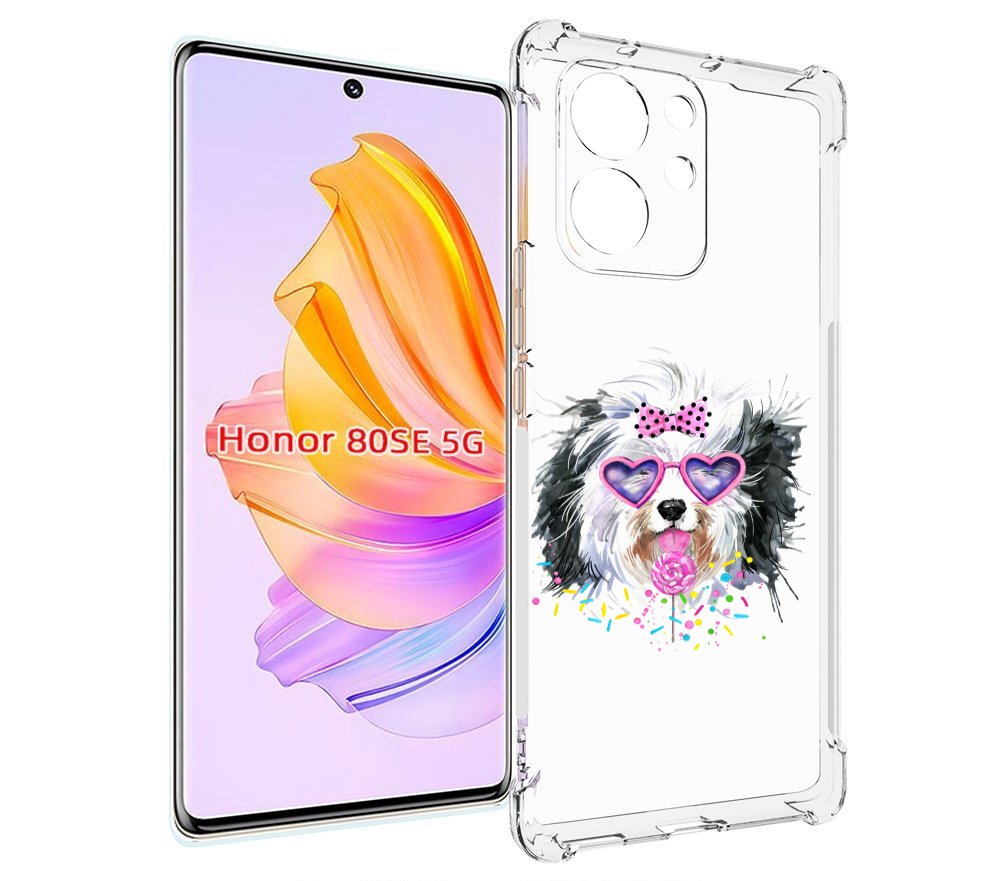 

Чехол MyPads пушистик для Honor 80 SE, Прозрачный, Tocco