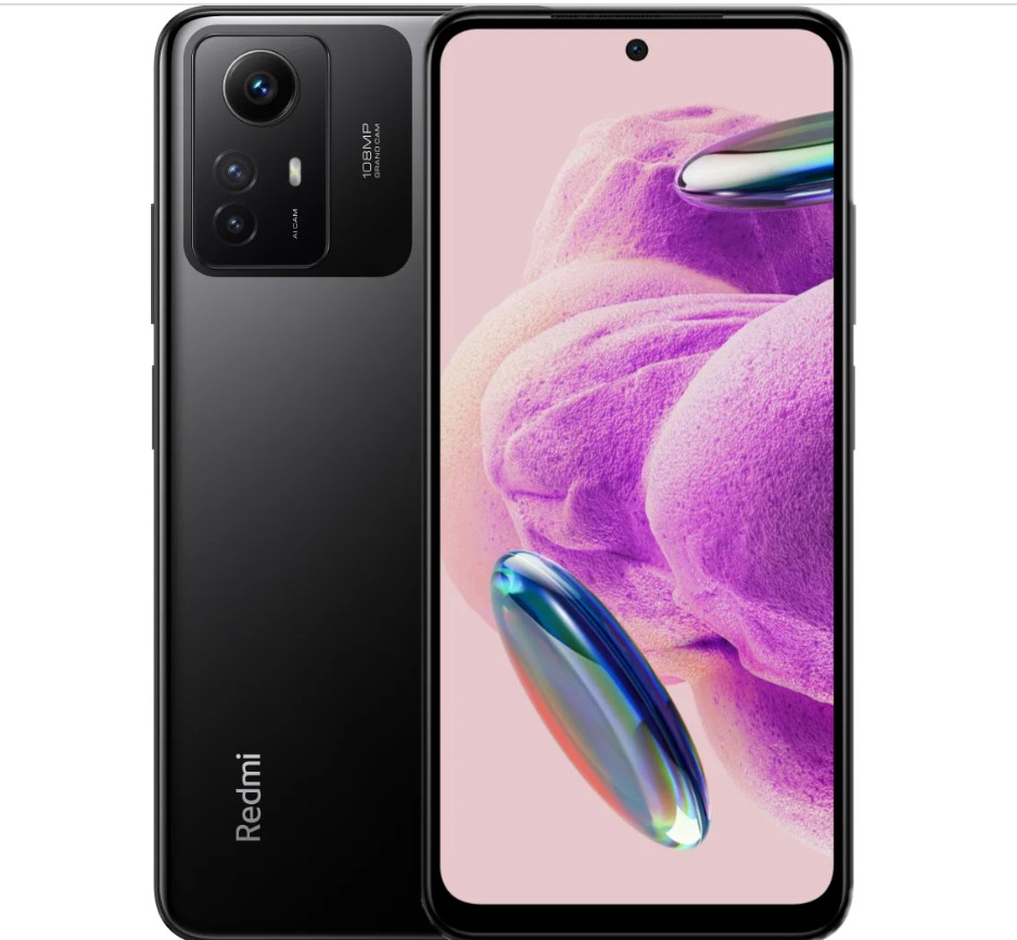 

Смартфон Xiaomi Redmi Note 12S 8/256 ГБ RU, Dual nano SIM, черный, без nfc, Note 12S