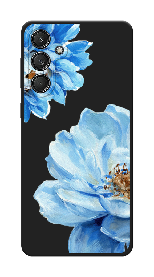 

Чехол Awog 2109652-1 для Samsung Galaxy M55 "Голубые клематисы", Голубой, 2109652-1