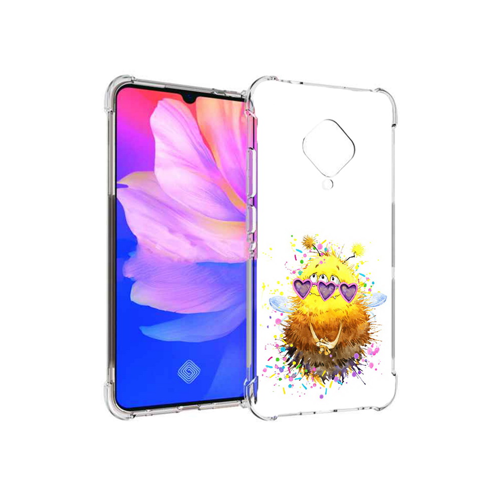 

Чехол MyPads Tocco для Vivo V17 Пушитый шмель (PT147343.378.143), Прозрачный, Tocco