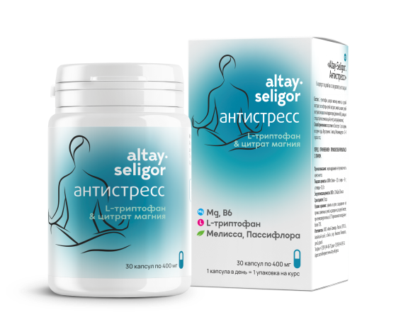 

Пищевая добавка Altay Seligor Антистресс капсулы 30 шт.