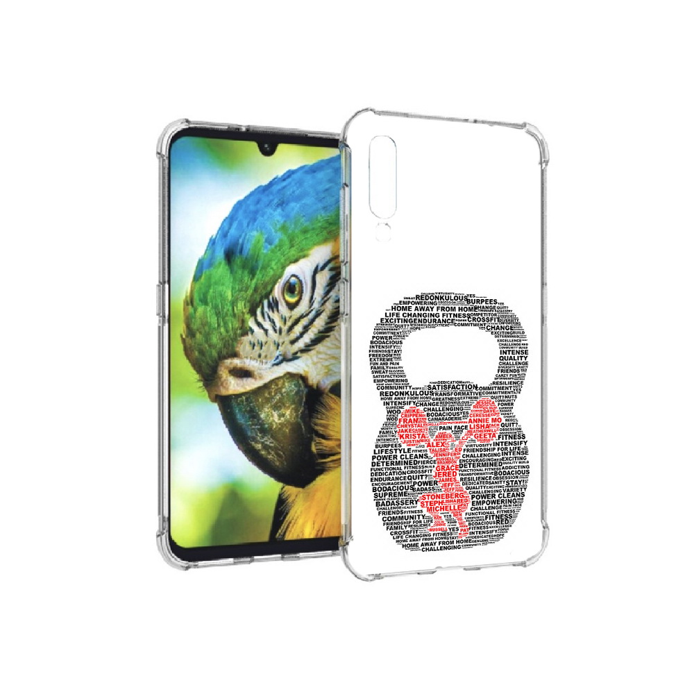 

Чехол MyPads Tocco для Xiaomi Mi 9 бодибилдинг гиря из слов (PT126035.255.232), Прозрачный, Tocco