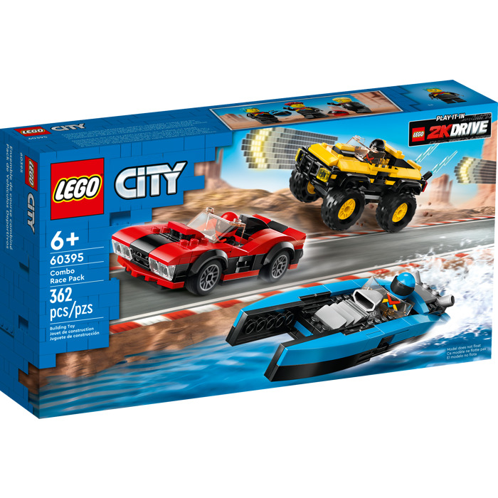 Конструктор LEGO City 60395 Комбинированный гоночный набор