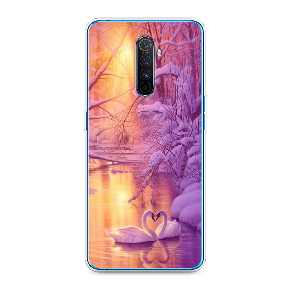 

Чехол на Realme X2 Pro "Зима 1", Фиолетовый;желтый, 251750-2