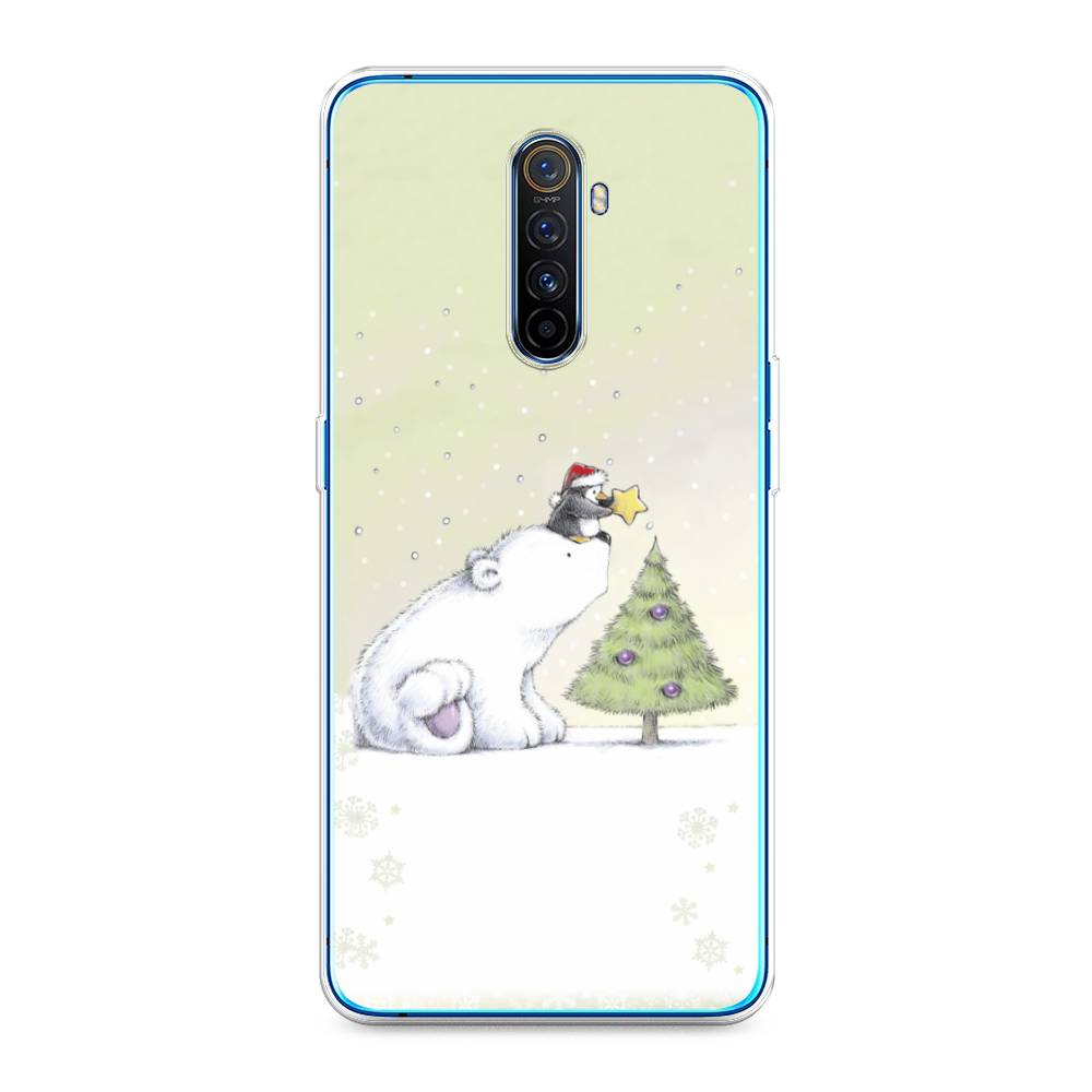 

Чехол на Realme X2 Pro "Украшение елки", Белый;бежевый, 251750-5