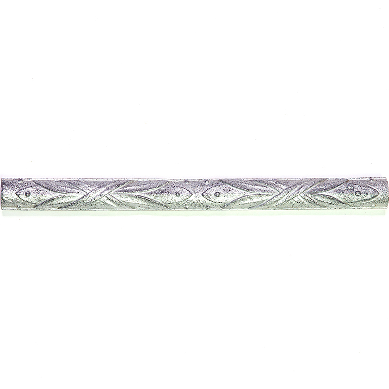 фото Плинтус мрамор skalini moldings серебряный светлый bk-2