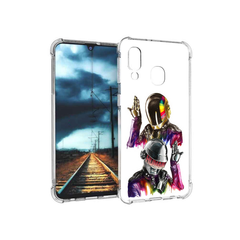 

Чехол MyPads Tocco для Samsung Galaxy A40 диско космонавты (PT128655.504.329), Прозрачный, Tocco