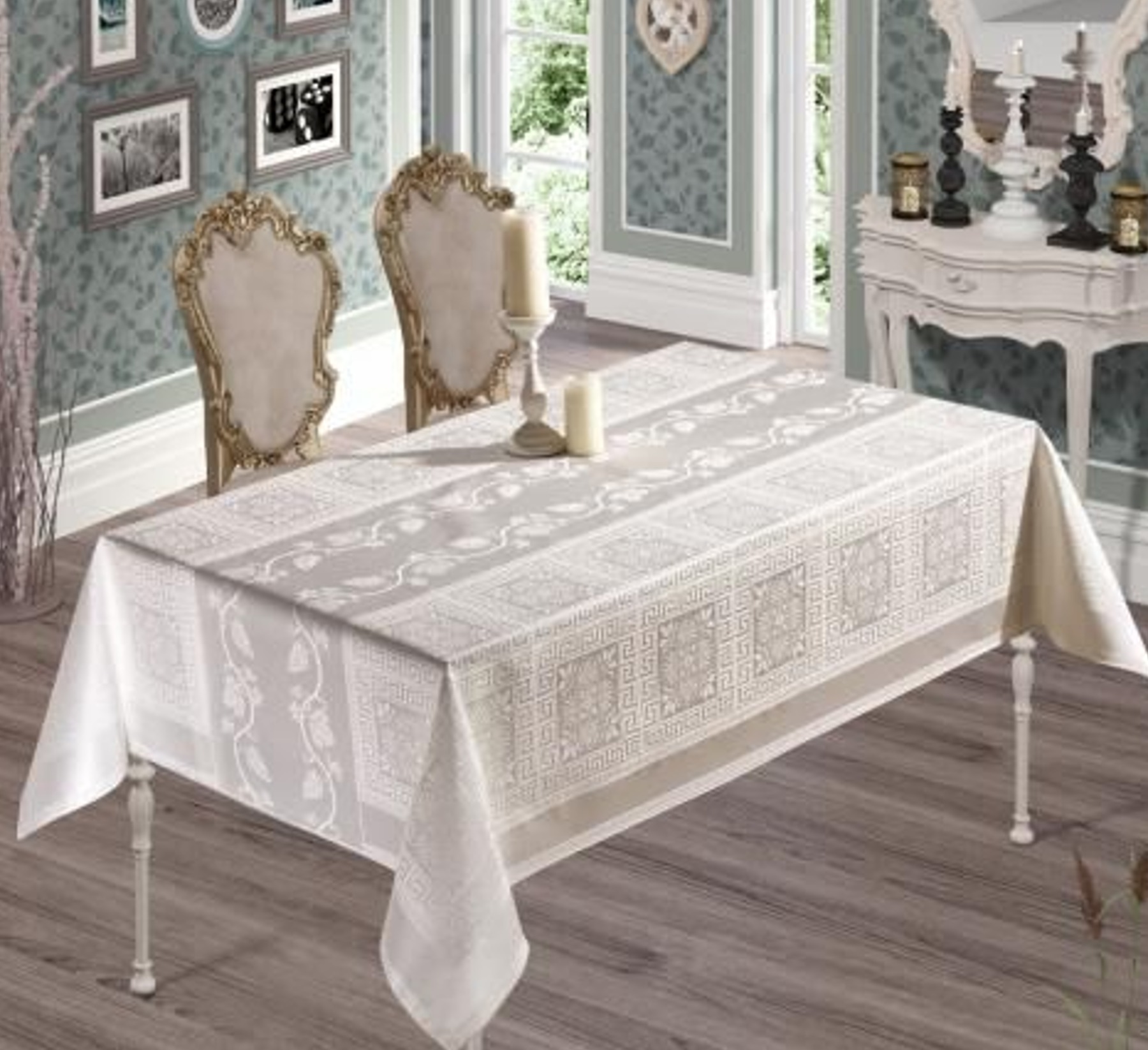 

Скатерть EFOR CAZIBE 160x220, серый, SK-300