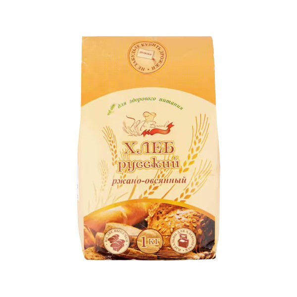 

Смесь для выпечки Mr. Bread Хлеб русский ржано-овсяная 1 кг