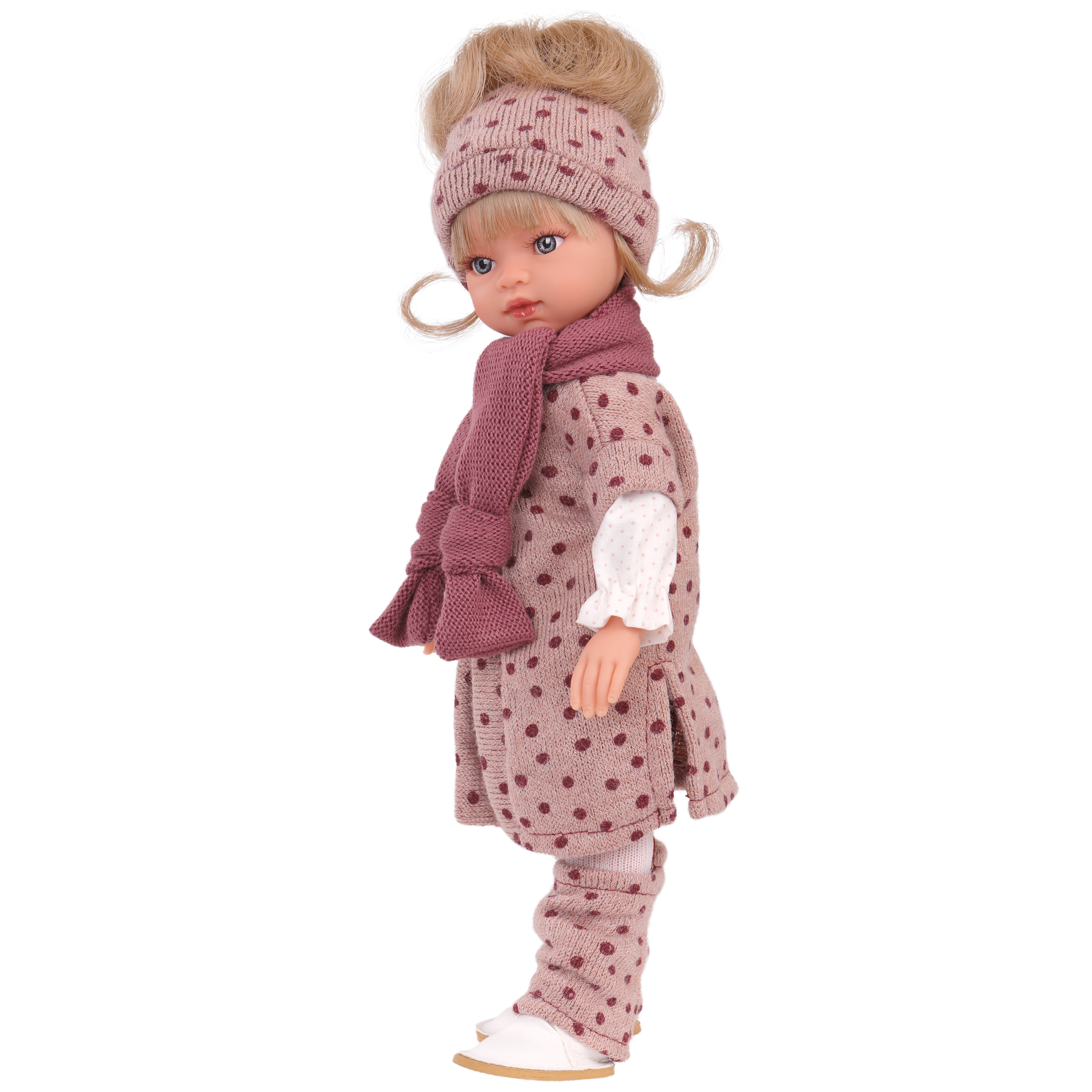 Кукла девочка Antonio Juan Зои в розовом, 33 см, виниловая 25196