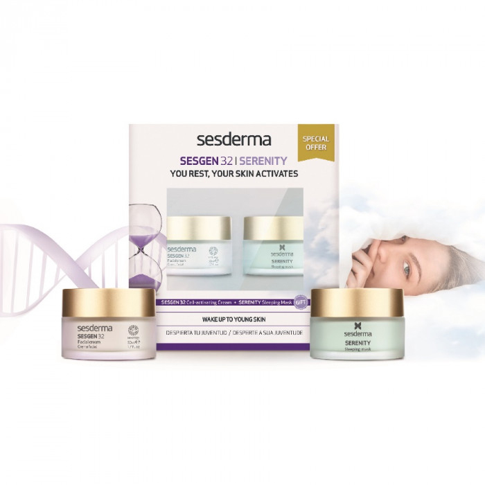 

Набор SESDERMA: SESGEN 32 Cell activating cream 50 мл + SERENITY Sleeping mask 50 мл