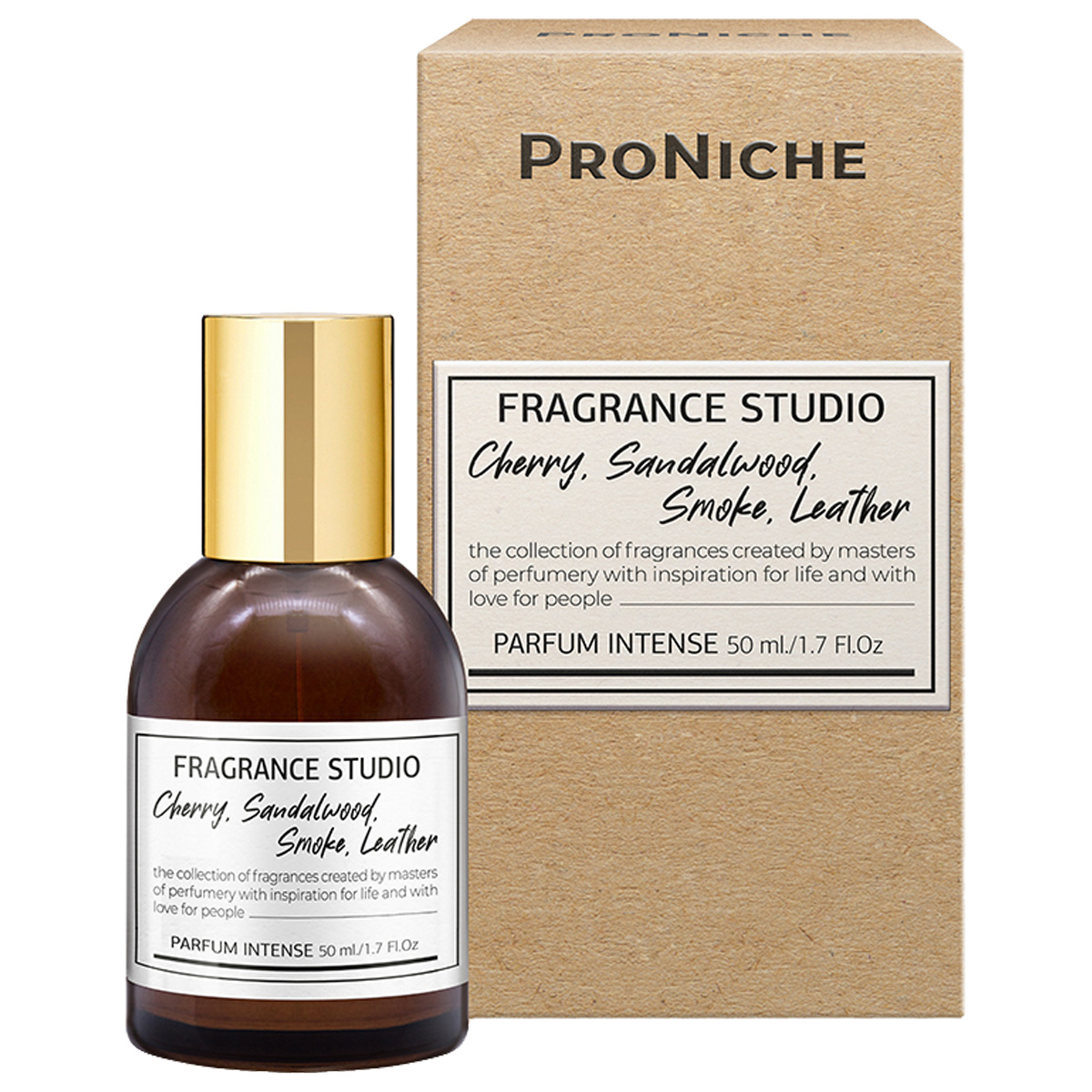 Парфюмерная вода ProNiche женская Fragrance Studio Cherry Sandalwood Smoke Leather 50мл 1999₽