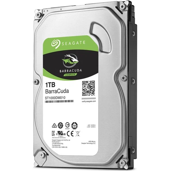 

Жесткий диск Seagate Barracuda 1 ТБ (И0000006369), Черный, Barracuda
