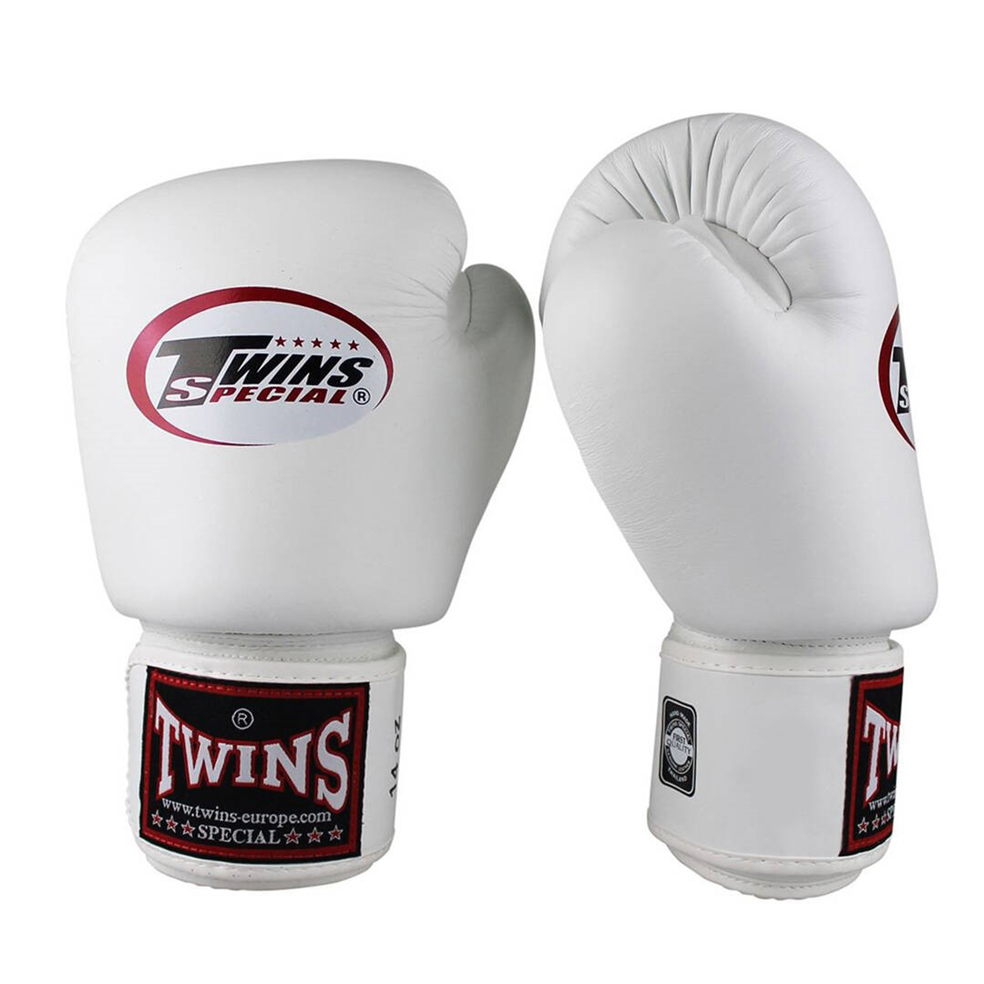 Перчатки боксерские Twins Special белые 12 унций BGVL3 13169₽