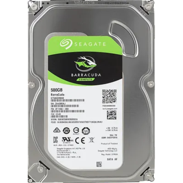 

Жесткий диск Seagate ST500DM009 500 ГБ (И0000036543), Черный, ST500DM009