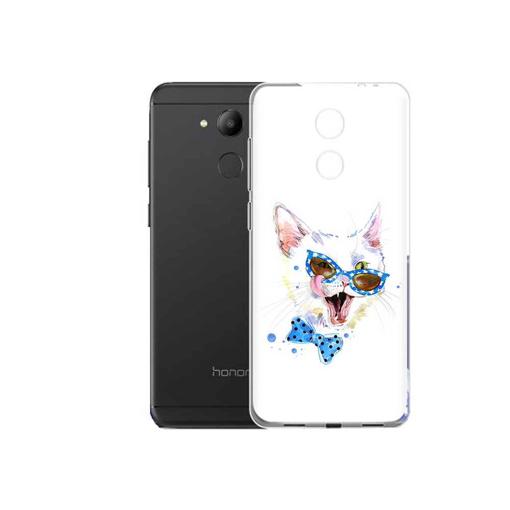 

Чехол MyPads Tocco для Honor 6C белый кот (PT67887.49.229), Прозрачный, Tocco