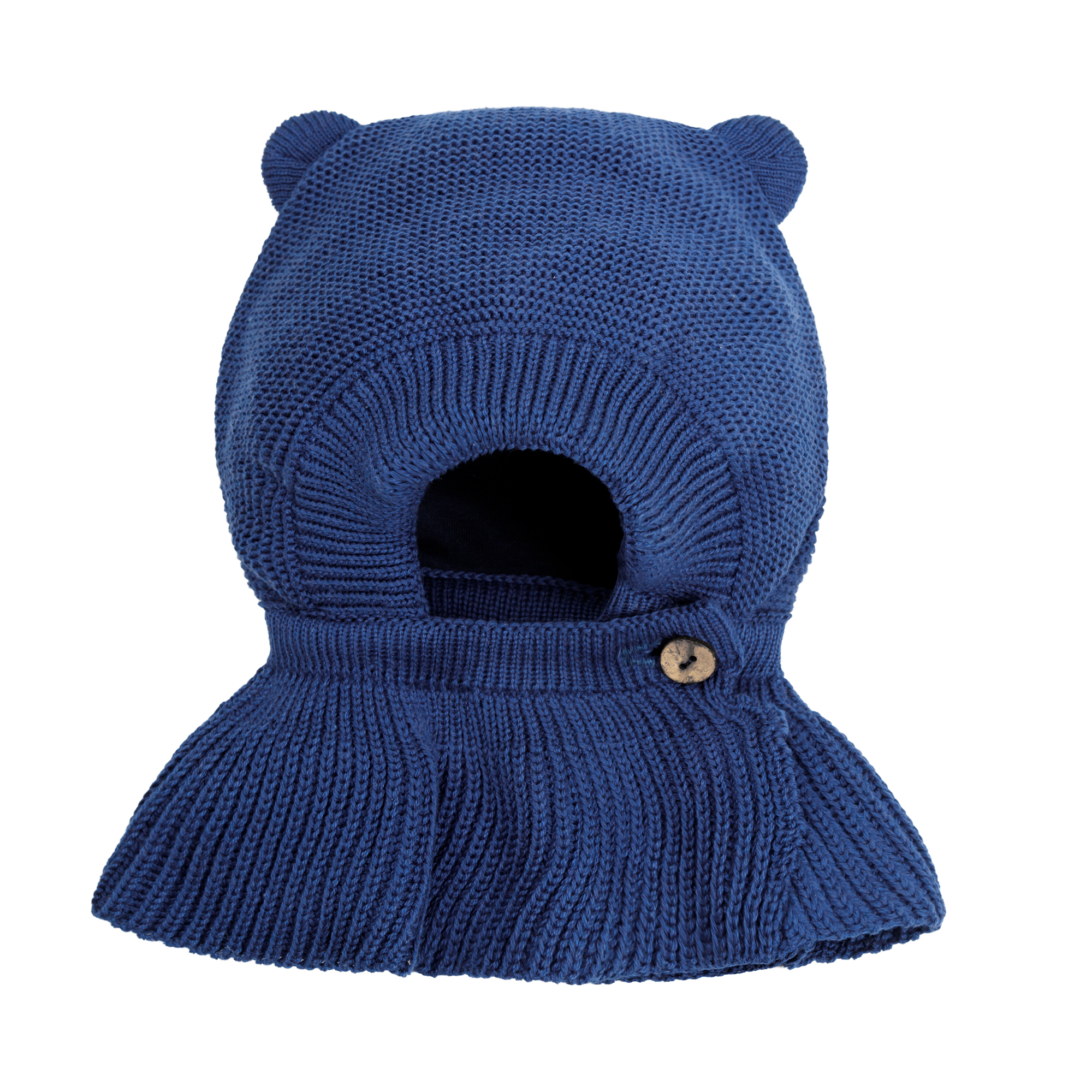 Шапка детская Amarobaby AB-OD22-PLH16 синяя размер 46 amarobaby шапка шлем вязаная pure love warm