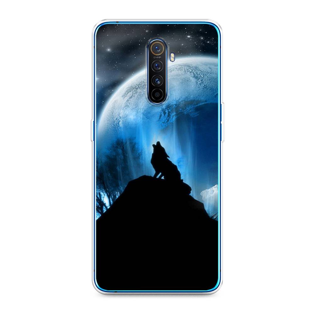 

Чехол на Realme X2 Pro "Волк 2", Синий;черный;белый, 251750-1