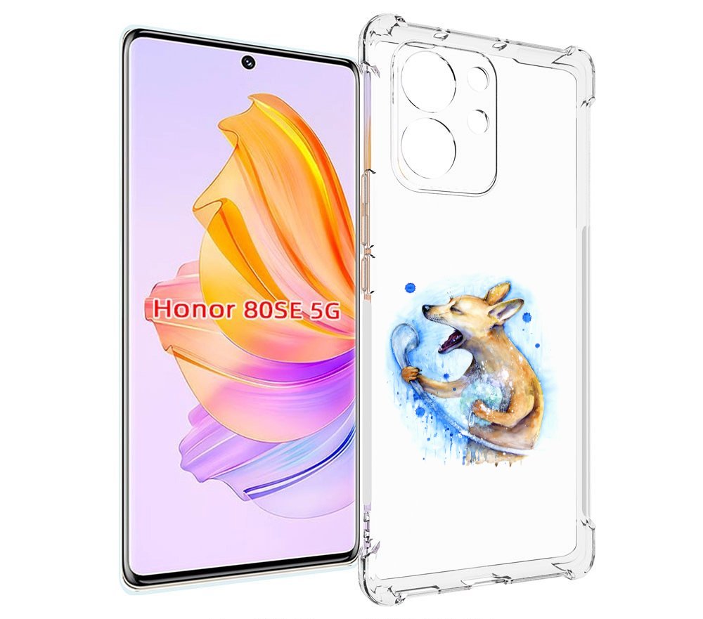 

Чехол MyPads пение в душе для Honor 80 SE, Прозрачный, Tocco