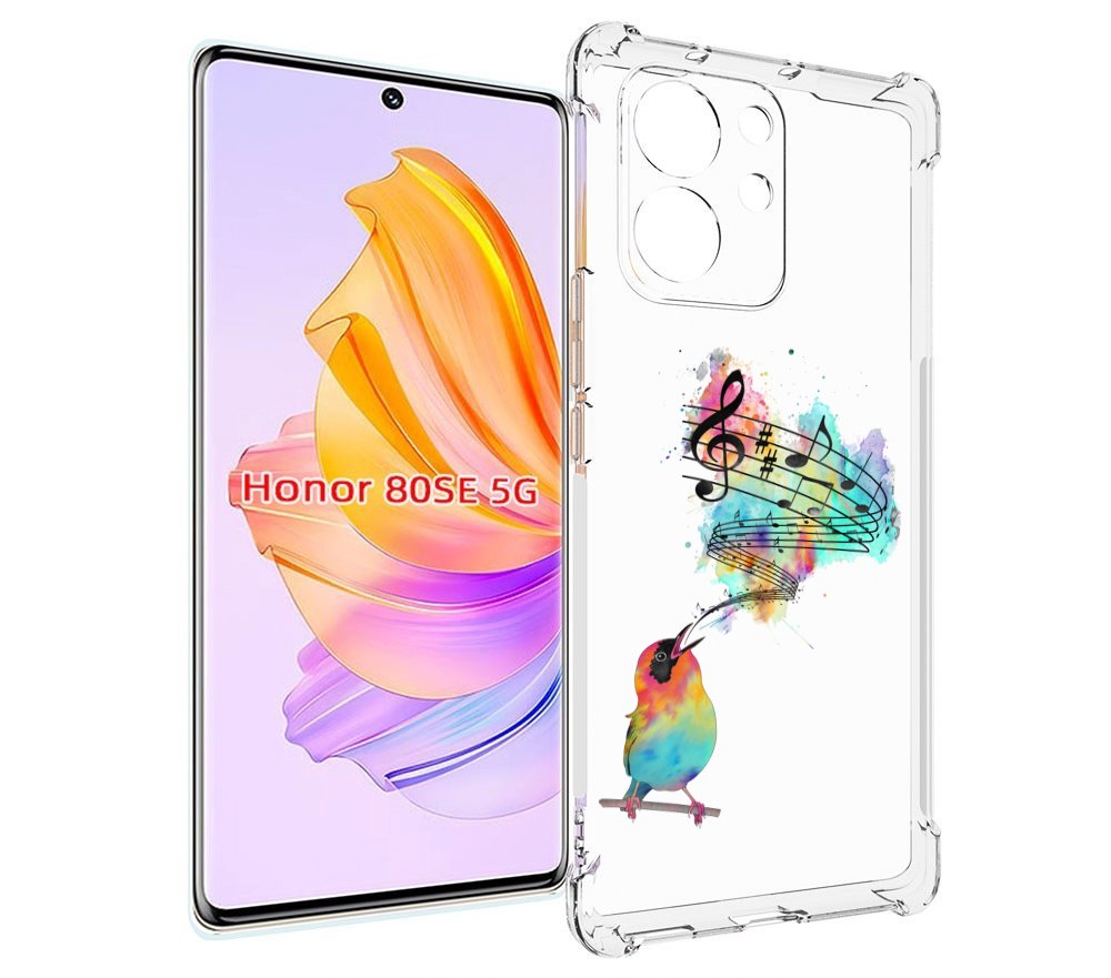 

Чехол MyPads певчая птичка для Honor 80 SE, Прозрачный, Tocco