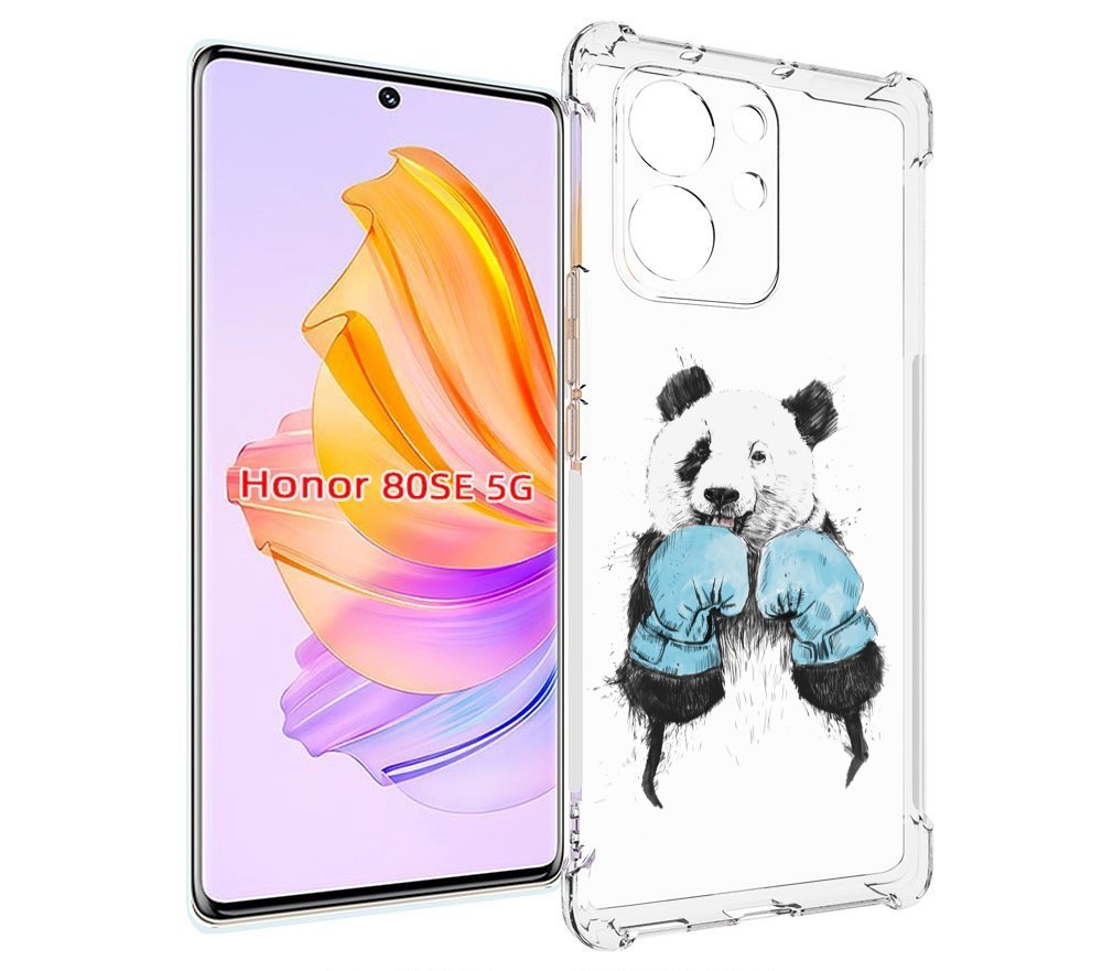 

Чехол MyPads панда боксер для Honor 80 SE, Прозрачный, Tocco