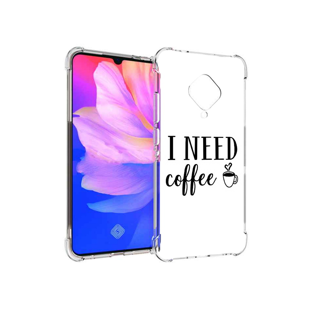 

Чехол MyPads Tocco для Vivo V17 Мне нужен кофе (PT147343.378.121), Прозрачный, Tocco